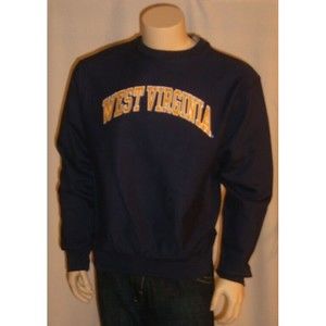 West Virginia University Sweatshirt MOUNTAINEER REVERSE WEAVE NCAA  UniSex Sizes
